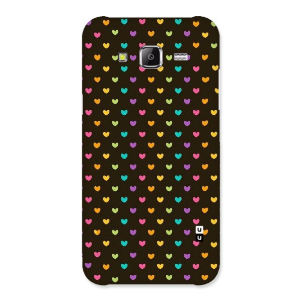 Rainbow Hearts Back Case for Samsung Galaxy J5