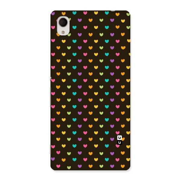 Rainbow Hearts Back Case for Sony Xperia M4