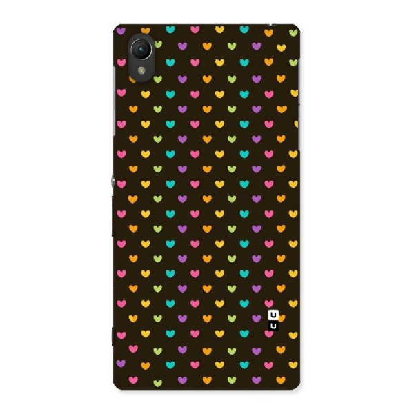 Rainbow Hearts Back Case for Sony Xperia Z1