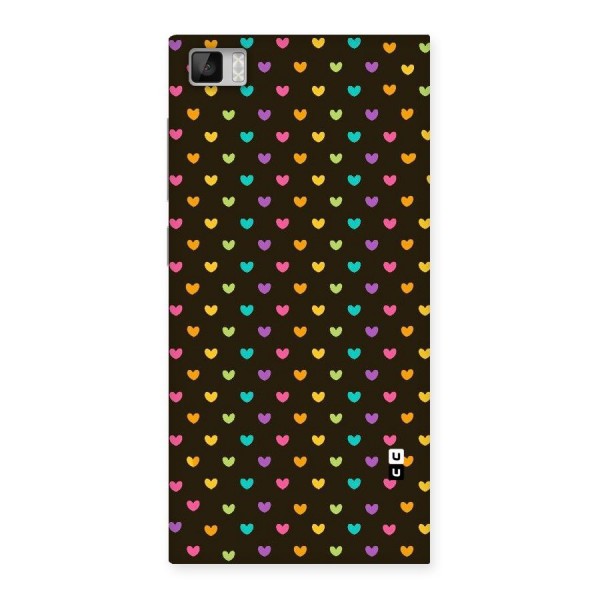 Rainbow Hearts Back Case for Xiaomi Mi3