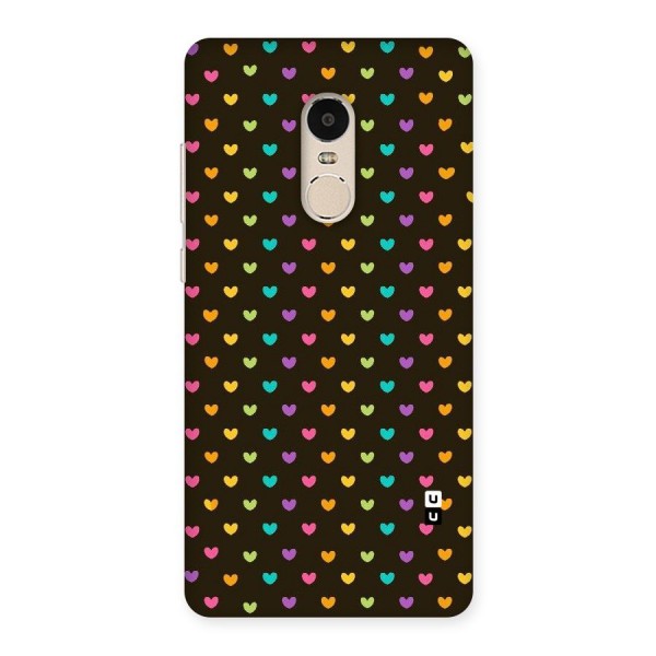 Rainbow Hearts Back Case for Xiaomi Redmi Note 4