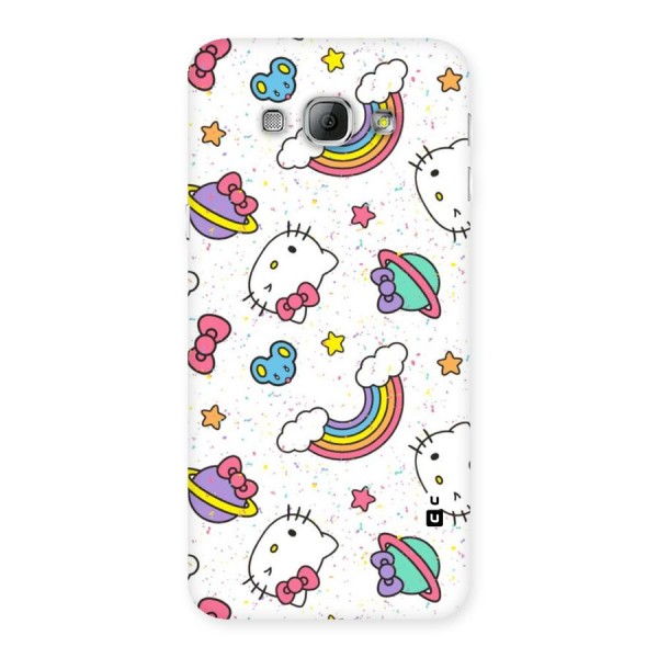 Rainbow Kit Tee Back Case for Galaxy A8