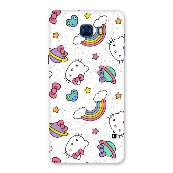 Rainbow Kit Tee Back Case for Galaxy C7 Pro