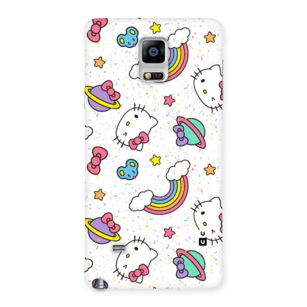 Rainbow Kit Tee Back Case for Galaxy Note 4