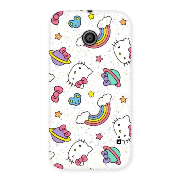 Rainbow Kit Tee Back Case for Moto E