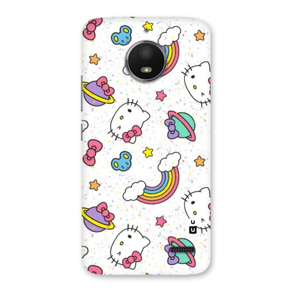 Rainbow Kit Tee Back Case for Moto E4