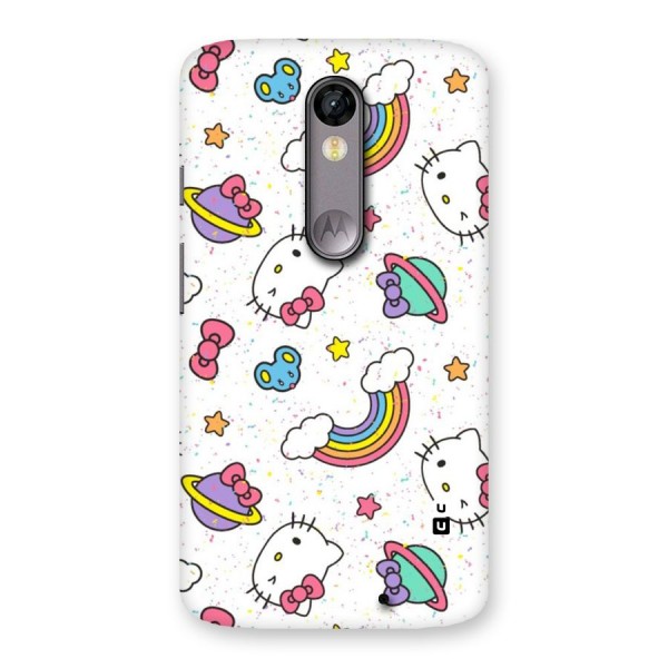 Rainbow Kit Tee Back Case for Moto X Force