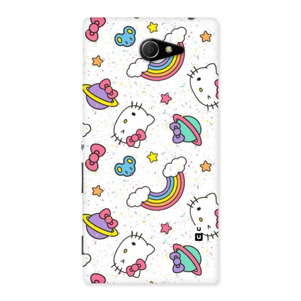 Rainbow Kit Tee Back Case for Sony Xperia M2