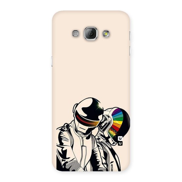 Rainbow Radio Back Case for Galaxy A8