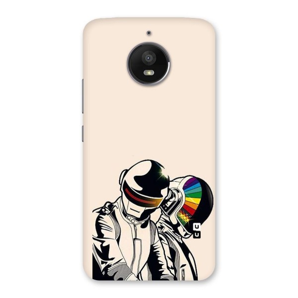 Rainbow Radio Back Case for Moto E4 Plus