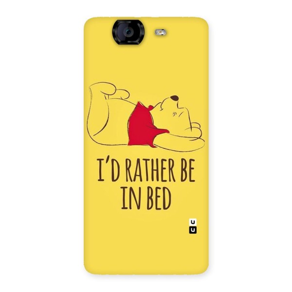 Rather Be In Bed Back Case for Canvas Knight A350