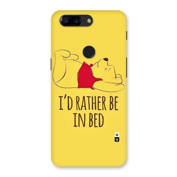 Rather Be In Bed Back Case for OnePlus 5T