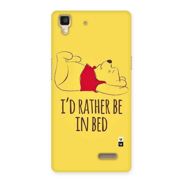 Rather Be In Bed Back Case for Oppo R7