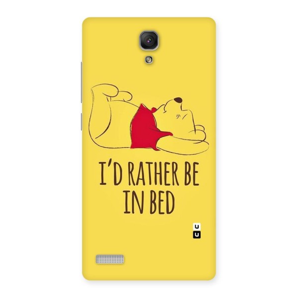 Rather Be In Bed Back Case for Redmi Note