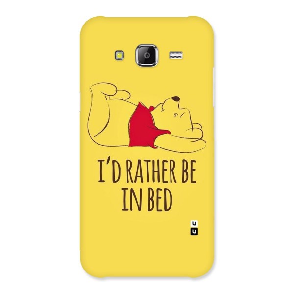 Rather Be In Bed Back Case for Samsung Galaxy J5