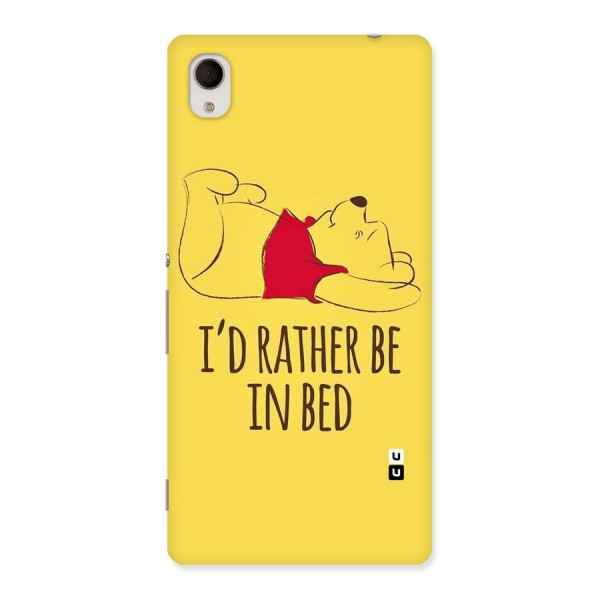 Rather Be In Bed Back Case for Xperia M4 Aqua