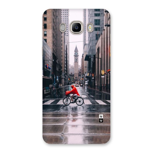 Red Bicycle Street Back Case for Galaxy On8