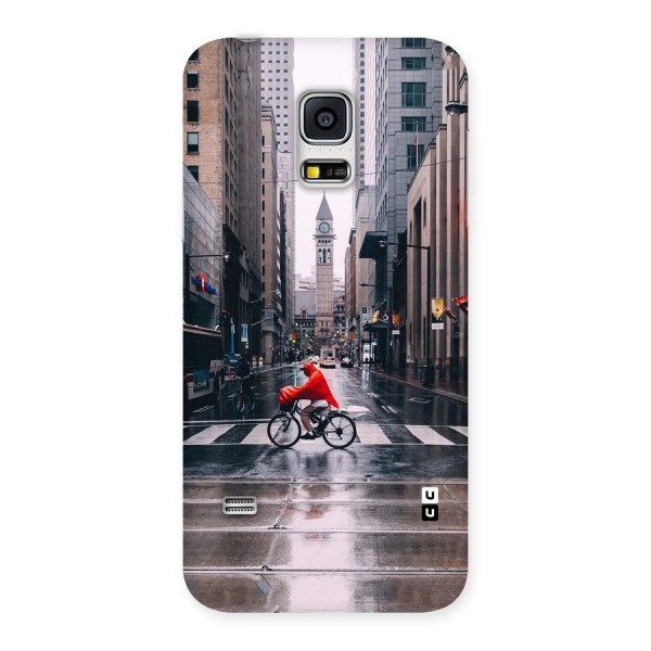 Red Bicycle Street Back Case for Galaxy S5 Mini