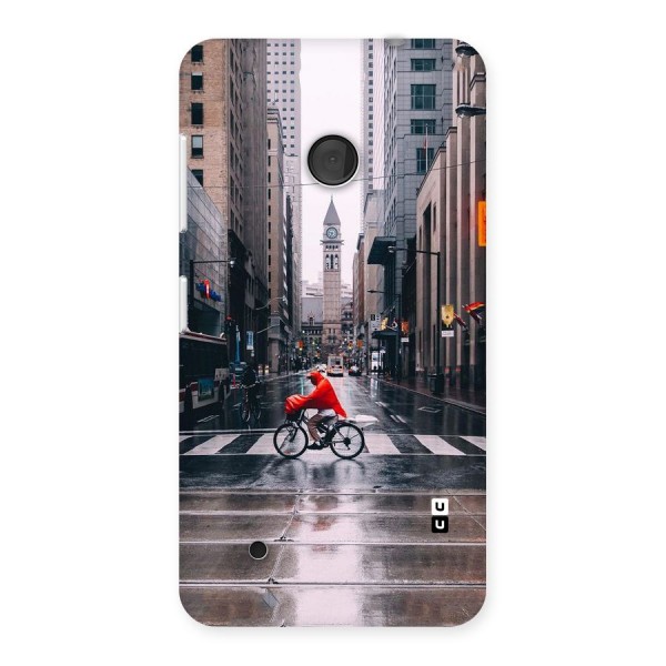 Red Bicycle Street Back Case for Lumia 530