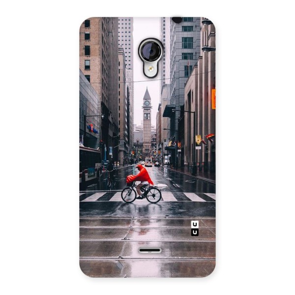 Red Bicycle Street Back Case for Micromax Unite 2 A106