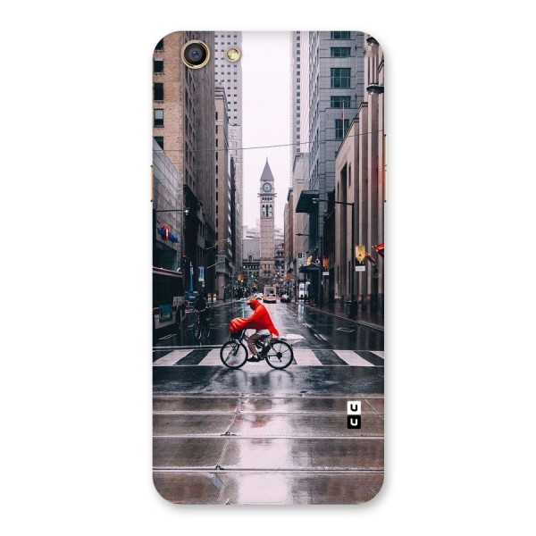 Red Bicycle Street Back Case for Oppo F3