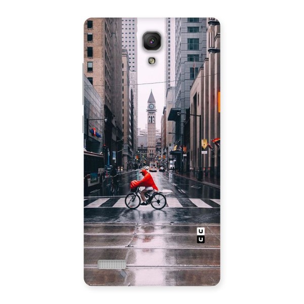 Red Bicycle Street Back Case for Redmi Note