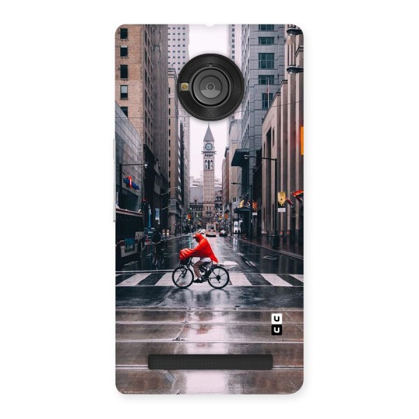 Red Bicycle Street Back Case for Yu Yuphoria