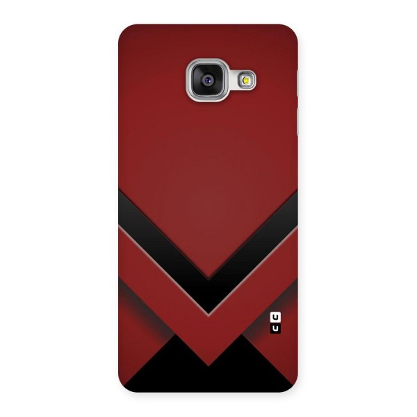 Red Black Fold Back Case for Galaxy A3 2016