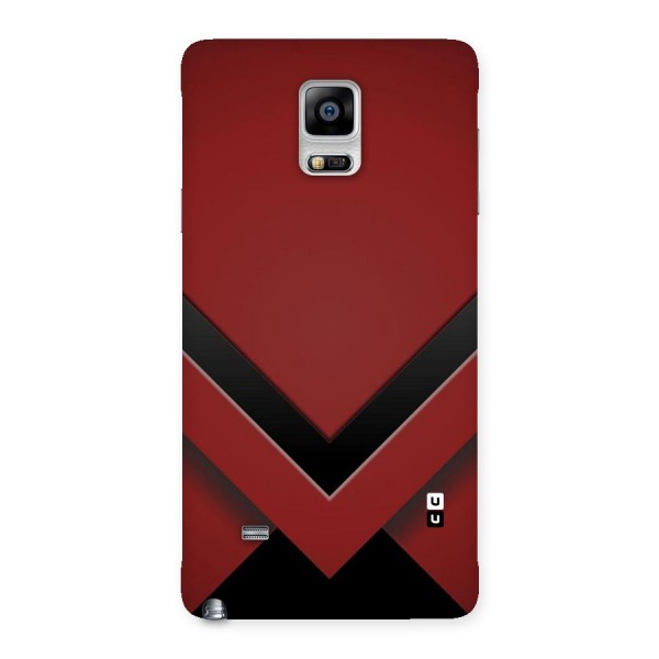 Red Black Fold Back Case for Galaxy Note 4