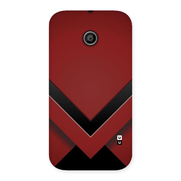 Red Black Fold Back Case for Moto E