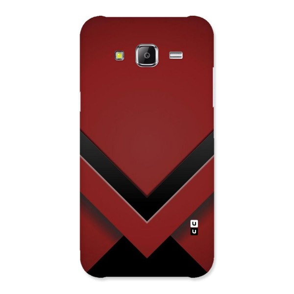 Red Black Fold Back Case for Samsung Galaxy J5