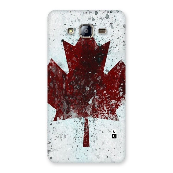 Red Maple Snow Back Case for Galaxy On5