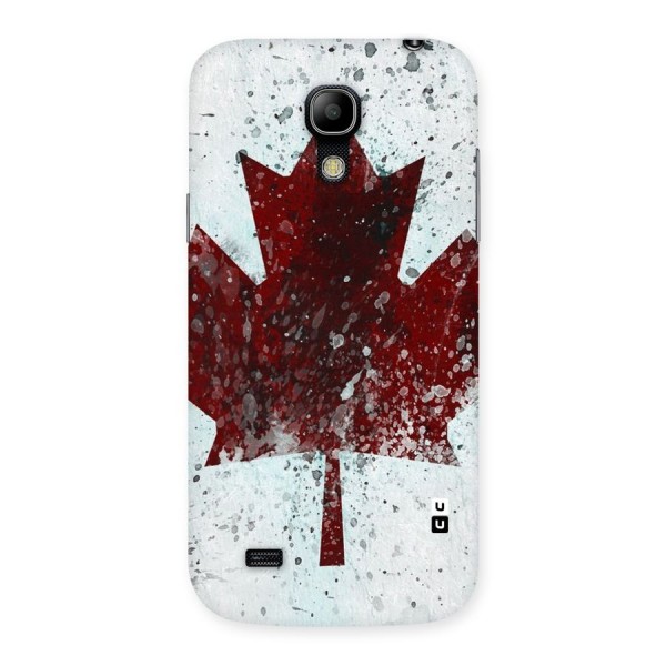 Red Maple Snow Back Case for Galaxy S4 Mini