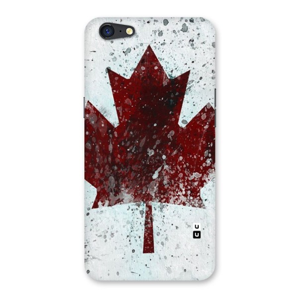 Red Maple Snow Back Case for Oppo A71