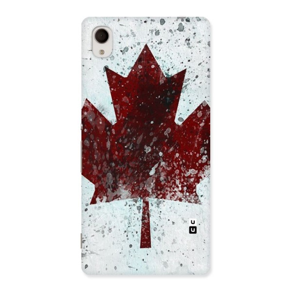 Red Maple Snow Back Case for Sony Xperia M4