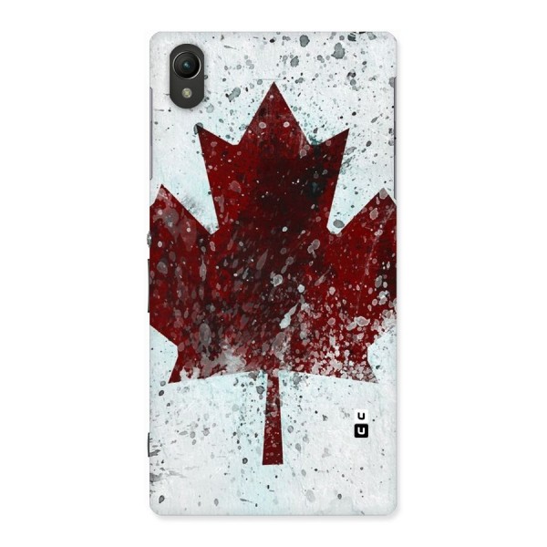 Red Maple Snow Back Case for Sony Xperia Z1