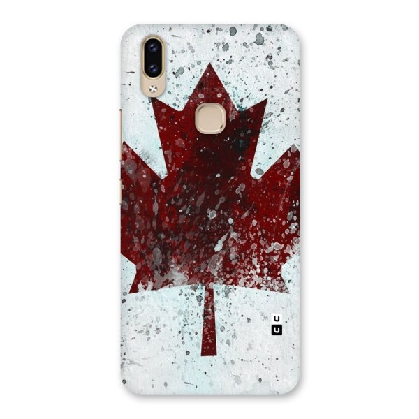 Red Maple Snow Back Case for Vivo V9