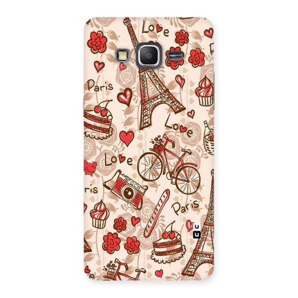 Red Peach City Back Case for Galaxy Grand Prime