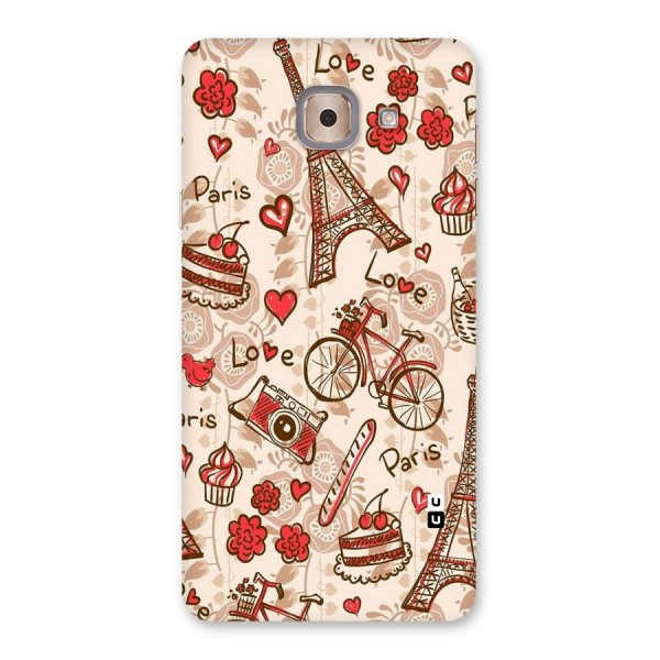 Red Peach City Back Case for Galaxy J7 Max