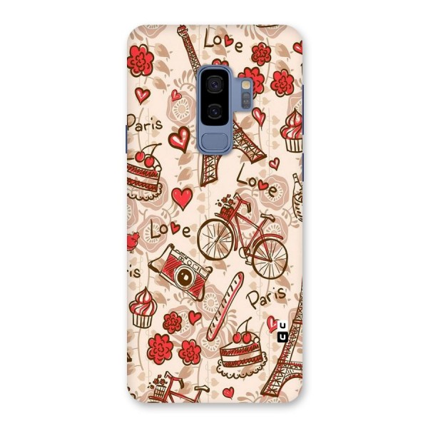 Red Peach City Back Case for Galaxy S9 Plus