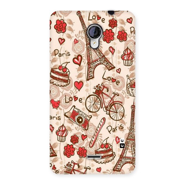 Red Peach City Back Case for Micromax Unite 2 A106