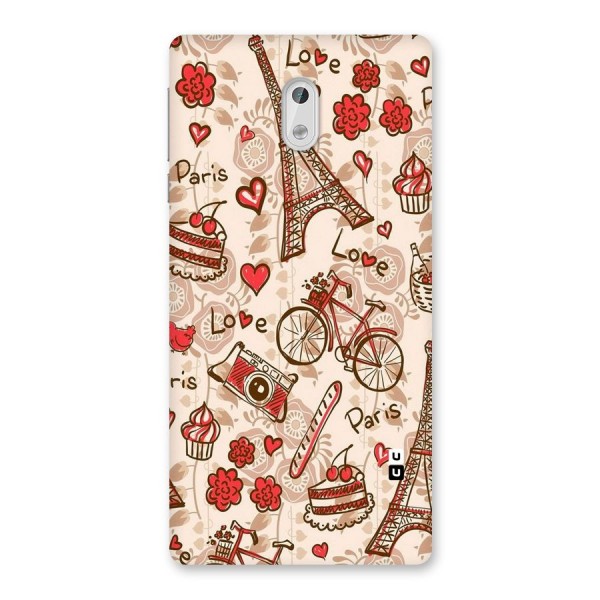 Red Peach City Back Case for Nokia 3