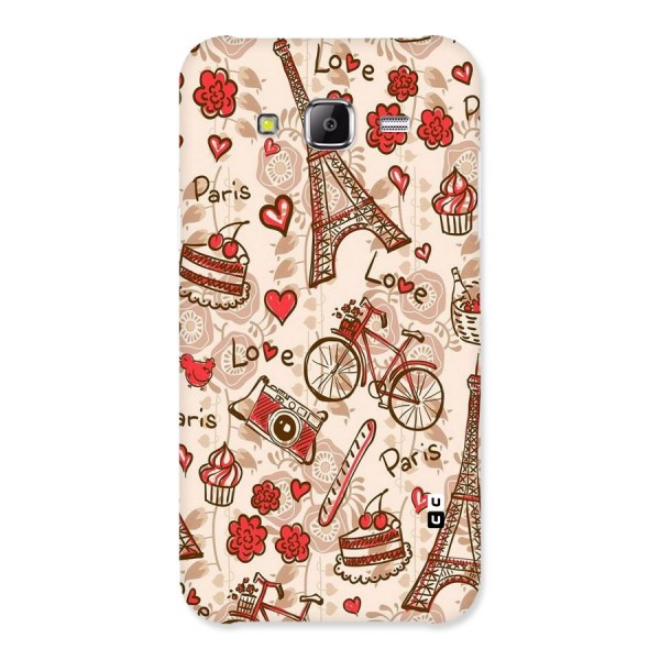 Red Peach City Back Case for Samsung Galaxy J5