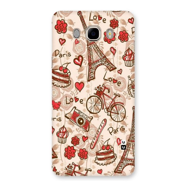 Red Peach City Back Case for Samsung Galaxy J7 2016