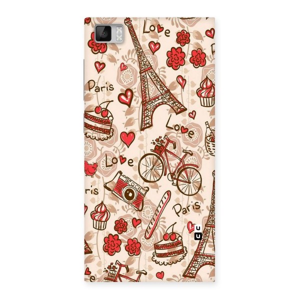 Red Peach City Back Case for Xiaomi Mi3