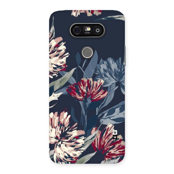 Red Rugged Floral Pattern Back Case for LG G5