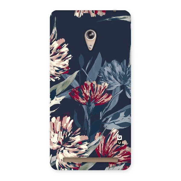 Red Rugged Floral Pattern Back Case for Zenfone 6