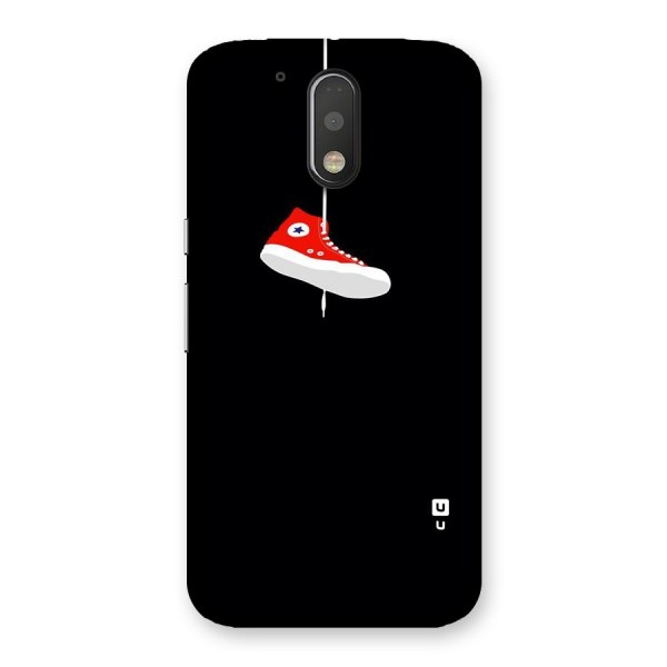 Red Shoe Hanging Back Case for Motorola Moto G4