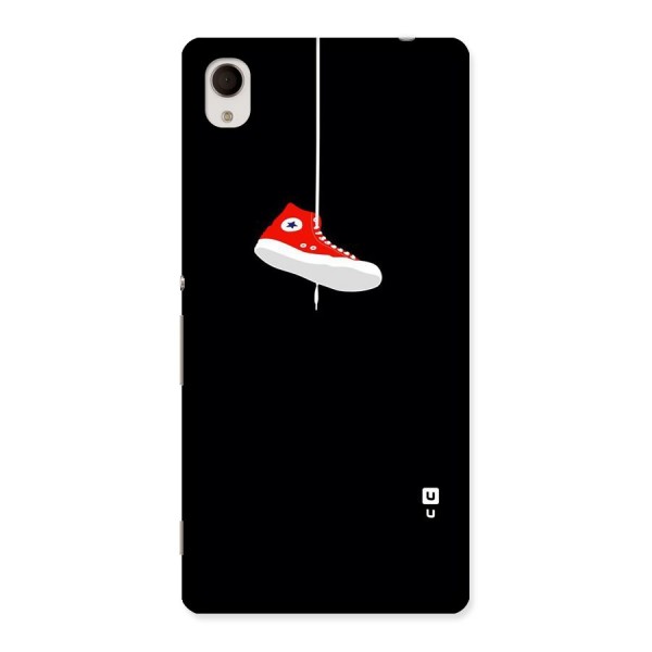 Red Shoe Hanging Back Case for Xperia M4 Aqua