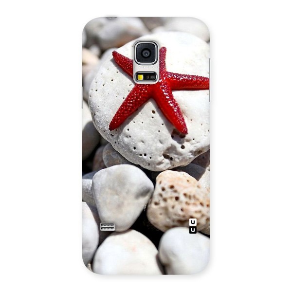 Red Star Fish Back Case for Galaxy S5 Mini